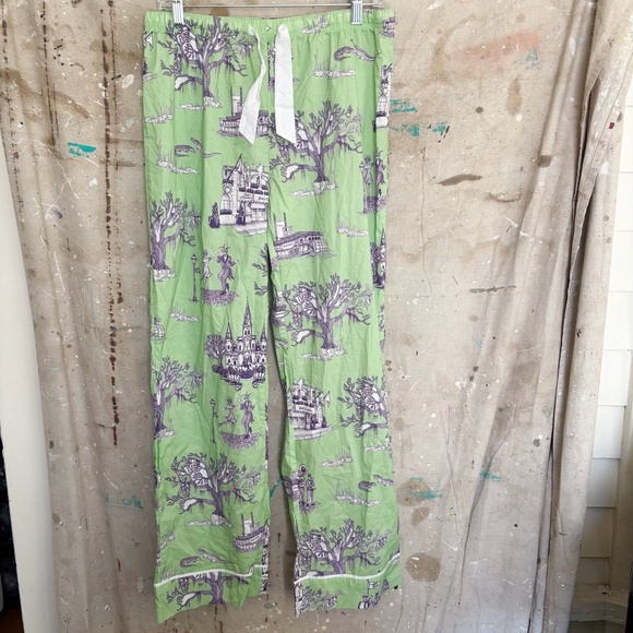 Katie Kime New Orleans Toile Pajama Set - Picture 7 of 8